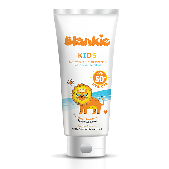 BLANKIE-KIDS-MOISTURIZING-SUNSCREEN-SPF50 بلانكي واقي من الشمس مرطب بمعامل الحماية من الشمس 50+ 120 مل - الصورة 1