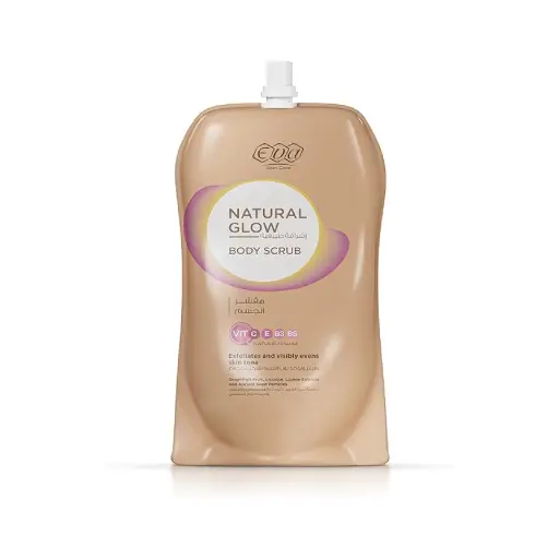 Eva-Natural-Glow-Body-Scrub-250g إيفا مقشر الجسم ناتشورال جلو 250 جم - الصورة 1