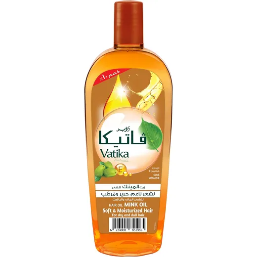 Vatika-Hair-Oil-90ML-Mink-Off (1) فاتيكا زيت المينك زيتون وفيتامين هـ يغذي ويقوي ويجدد المرونة | للشعر الجاف والباهت 90 مل - الصورة 1